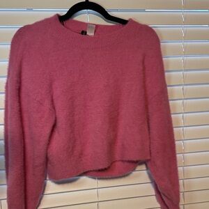 H&M Soft Pink Crew Neck Sweater